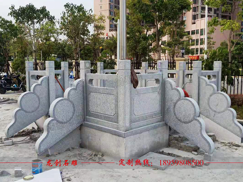 洛江實驗小學(xué)旗臺欄桿制作安裝
