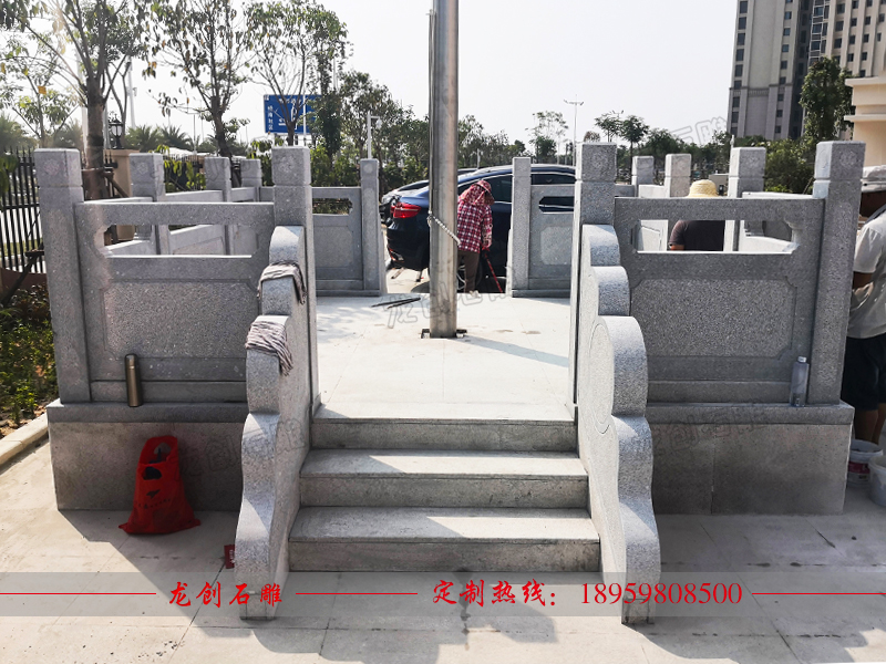 洛江實驗小學(xué)旗臺欄桿制作安裝