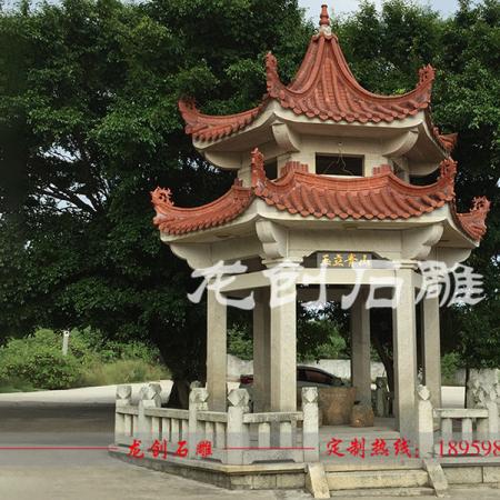 石頭亭子哪里賣(mài) 石雕亭子廠家